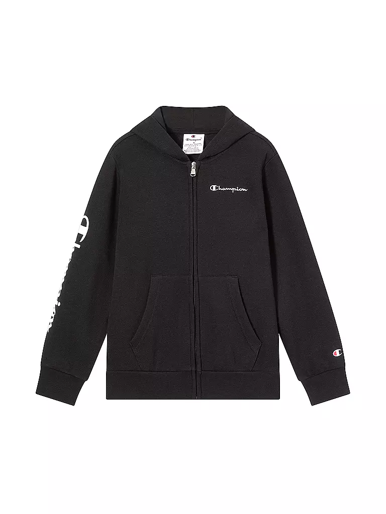 CHAMPION | Jungen Sweatjacke | schwarz