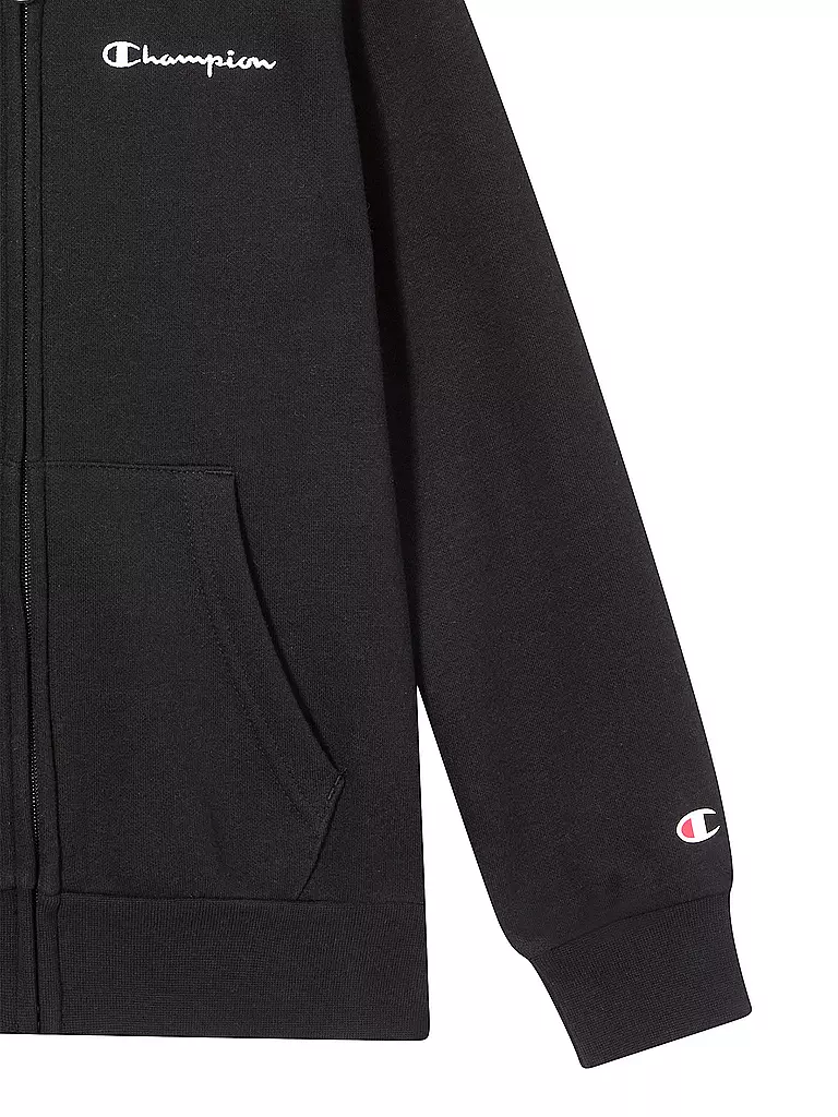 CHAMPION | Jungen Sweatjacke | schwarz