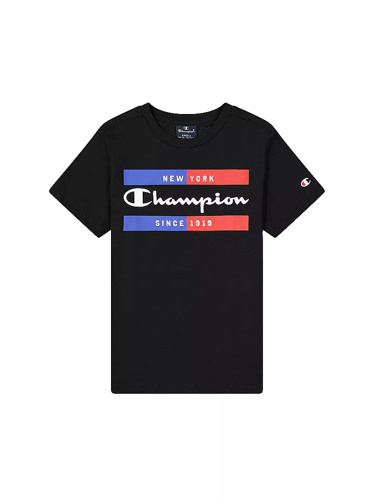 CHAMPION | Jungen T-Shirt  | schwarz
