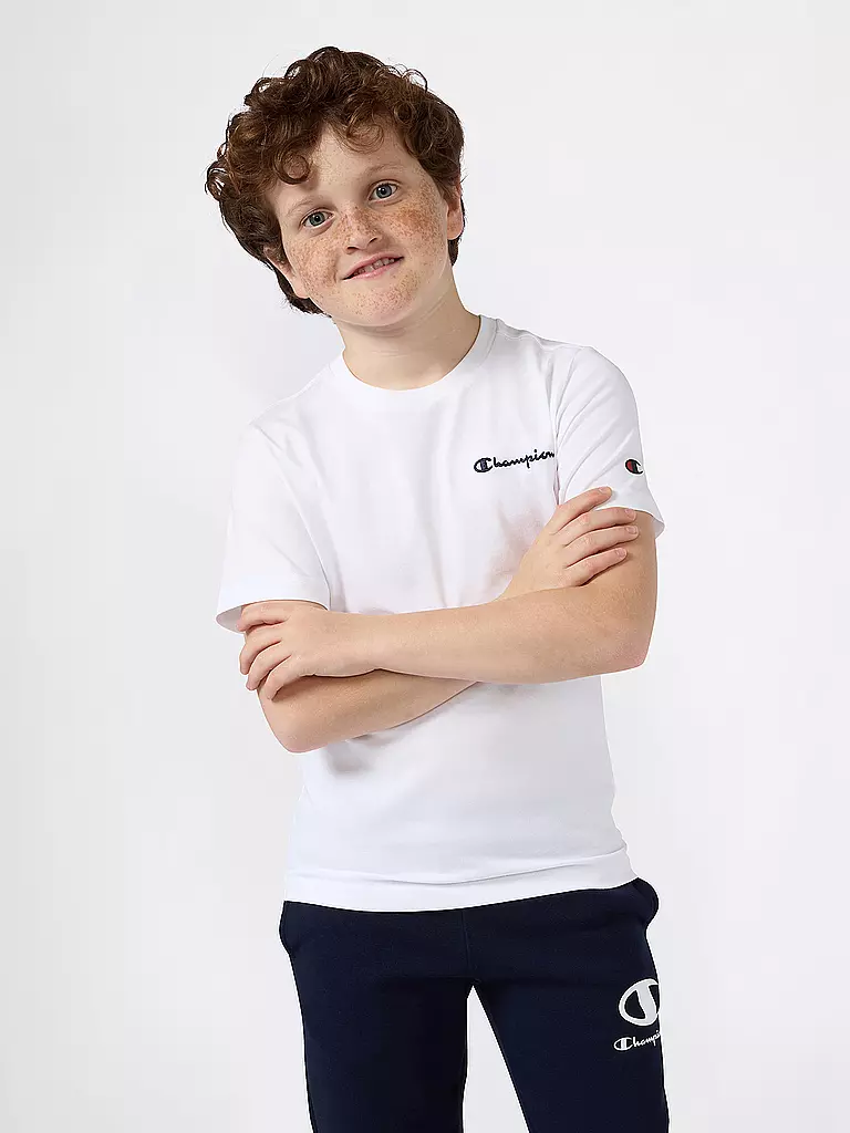 CHAMPION | Jungen T-Shirt | weiss