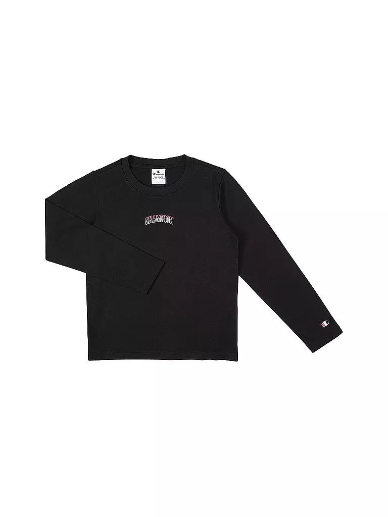 CHAMPION Mädchen Langarmshirt schwarz