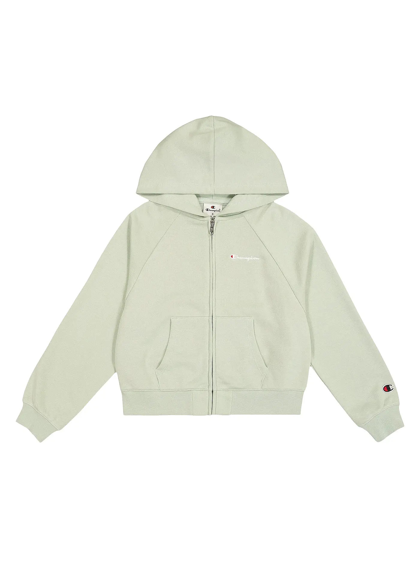 CHAMPION | Mädchen Sweatjacke  | hellgrün