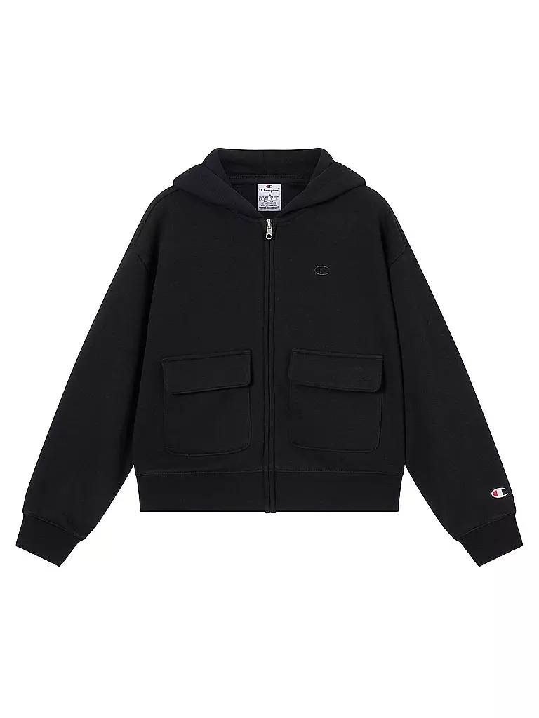 CHAMPION | Mädchen Sweatjacke  | schwarz