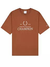 CHAMPION | T-Shirt  | braun