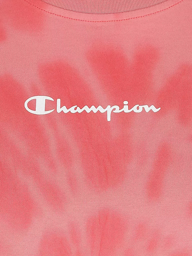 CHAMPION | T-Shirt Cropped Fit | rosa
