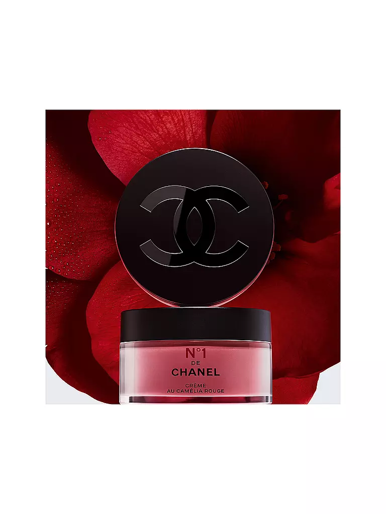 CHANEL | CREME MIT ROTER KAMELIE - POLSTERT AUF – GLÄTTET – SCHÜTZT 50ML | keine Farbe