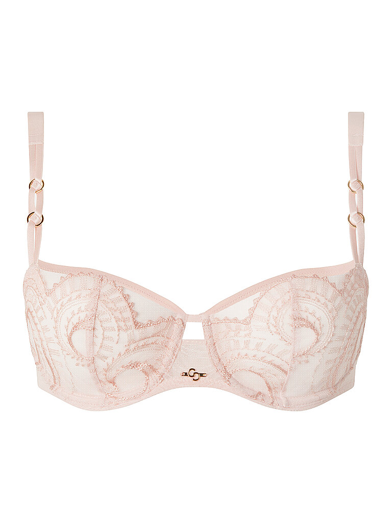 CHANTELLE Balconette BH MYSTIC CREAM taffeta pink rosa | 75C