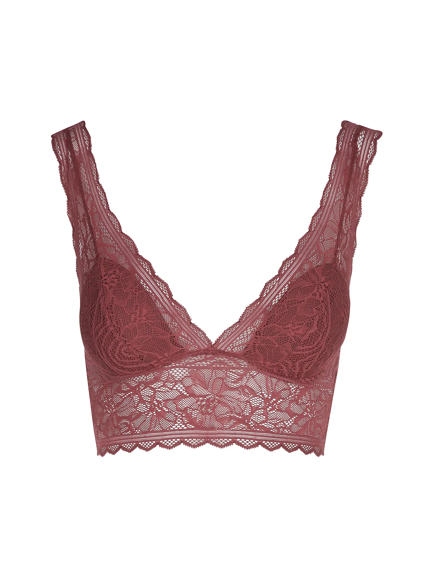 CHANTELLE | Bustier FLORAL TOUCH sienna | dunkelrot
