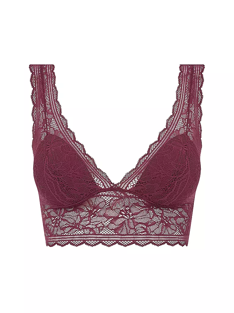 CHANTELLE | Bustier FLORAL TOUCH sienna | dunkelrot