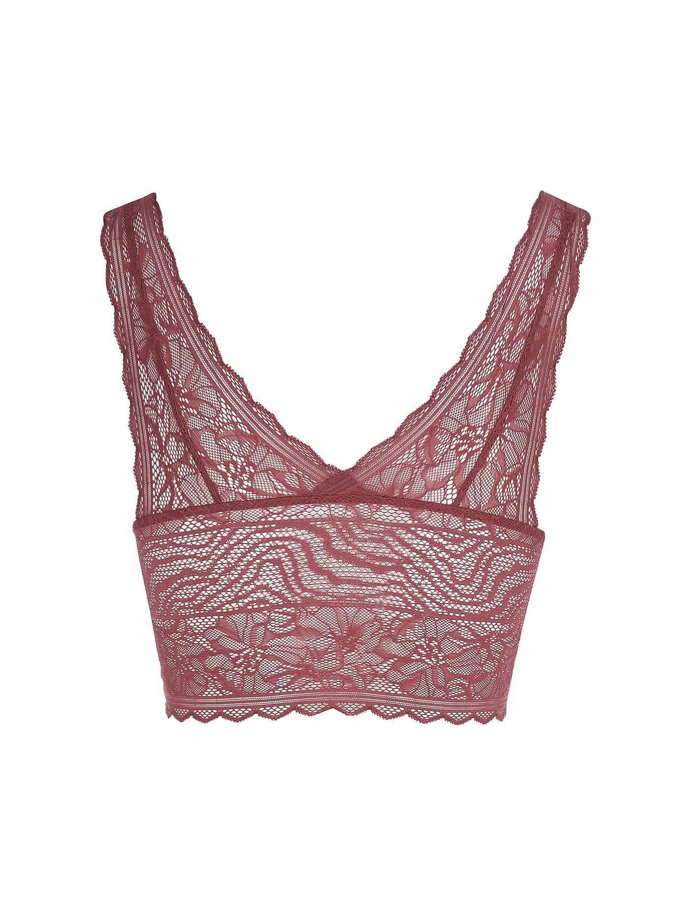 CHANTELLE | Bustier FLORAL TOUCH sienna | dunkelrot