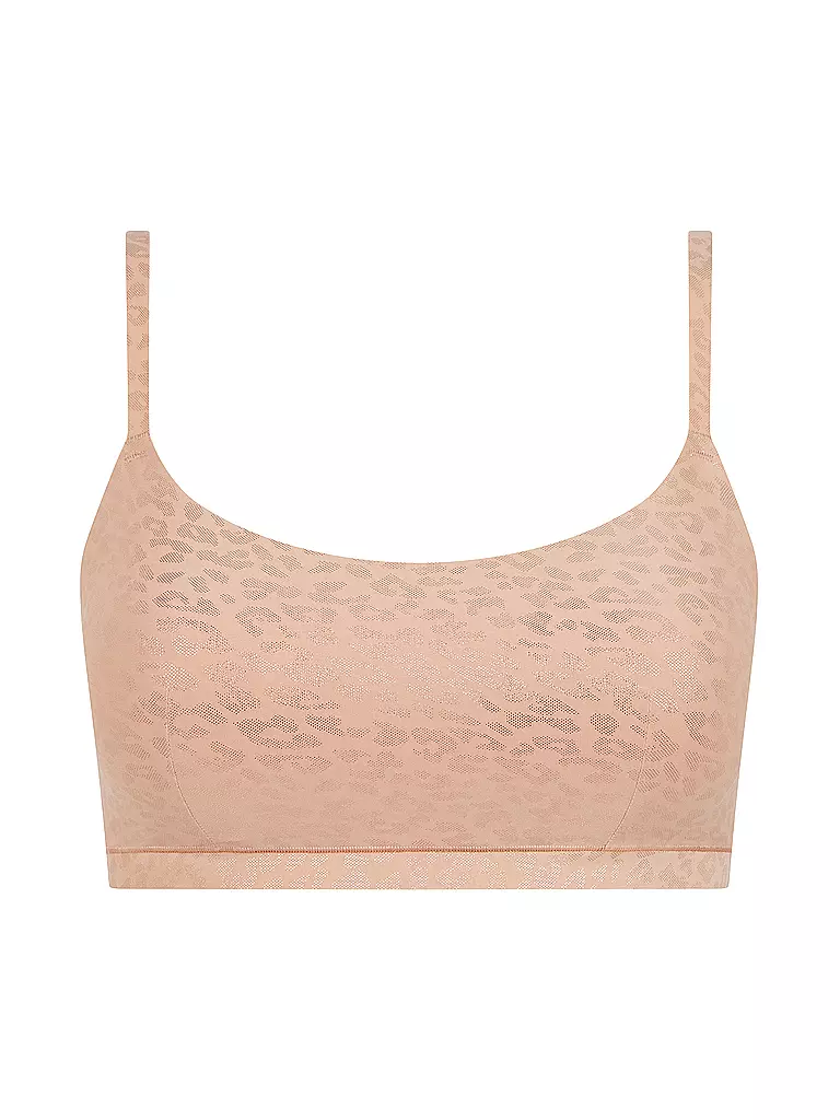 CHANTELLE | Bustier ohne Bügel leo shimmer print  | beige