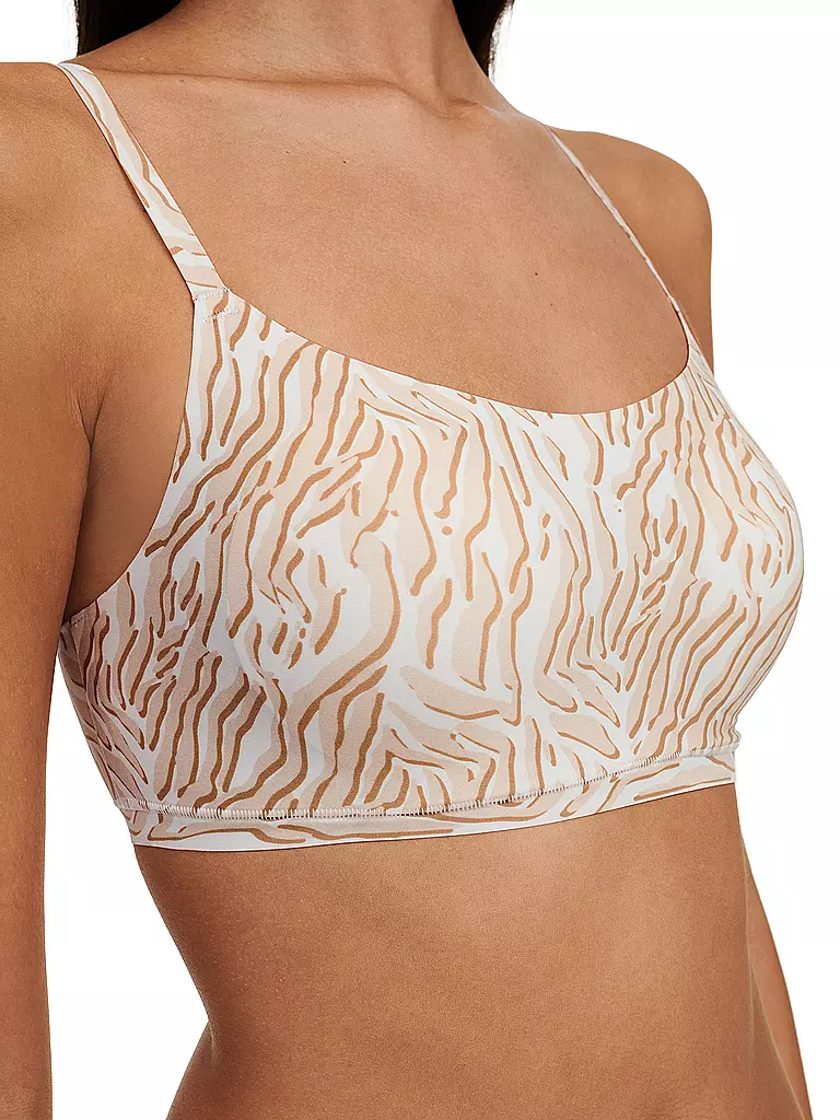 CHANTELLE | Bustier SOFTSTRETCH desert sand print | beige