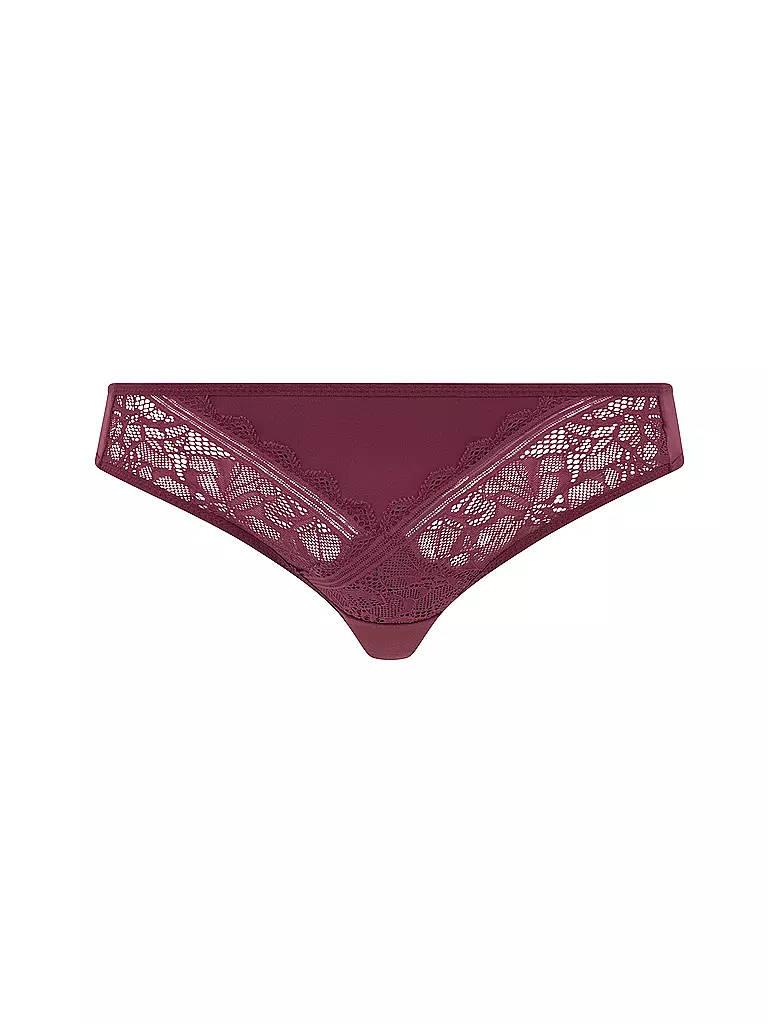 CHANTELLE | Slip FLORAL TOUCH sienna | dunkelrot