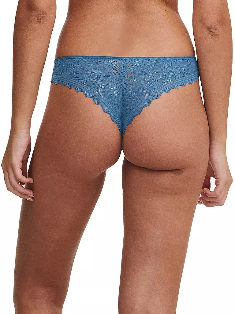 CHANTELLE | String Floral Touch jeans blue | koralle