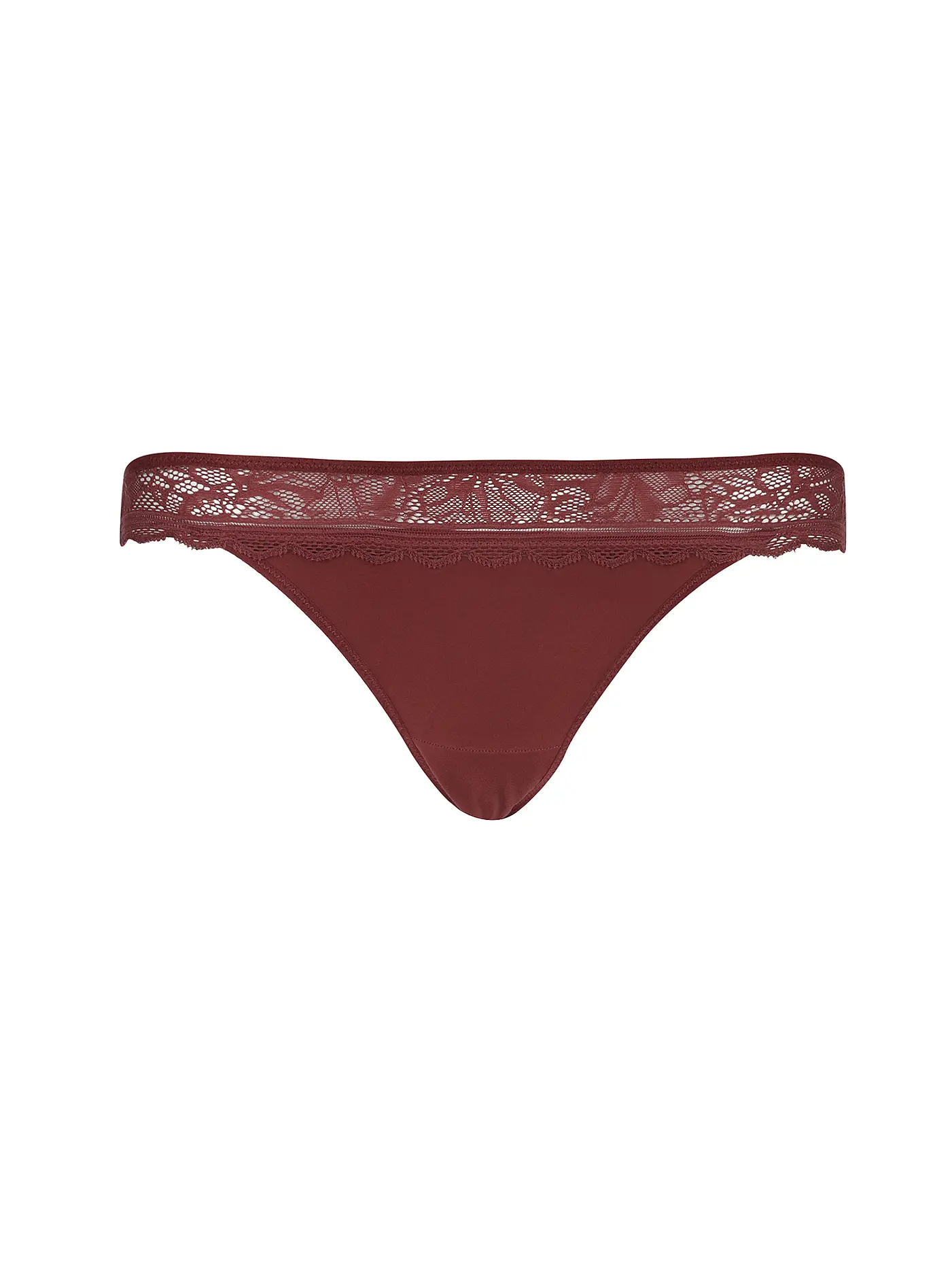 CHANTELLE | String FLORAL TOUCH sienna | dunkelrot