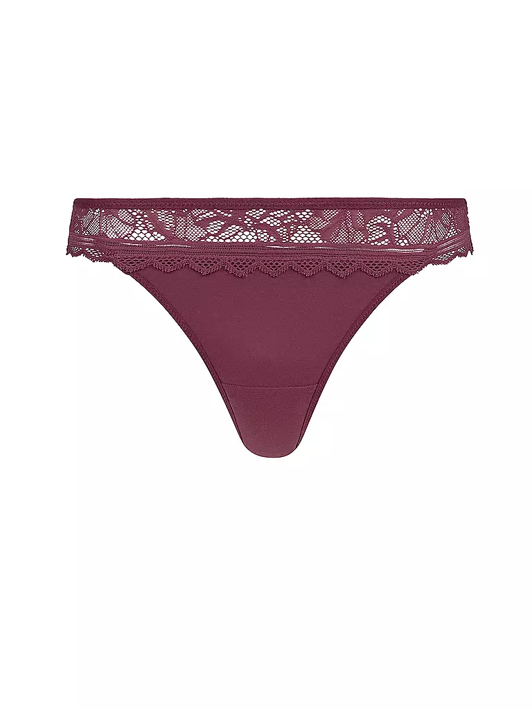 CHANTELLE | String FLORAL TOUCH sienna | dunkelrot