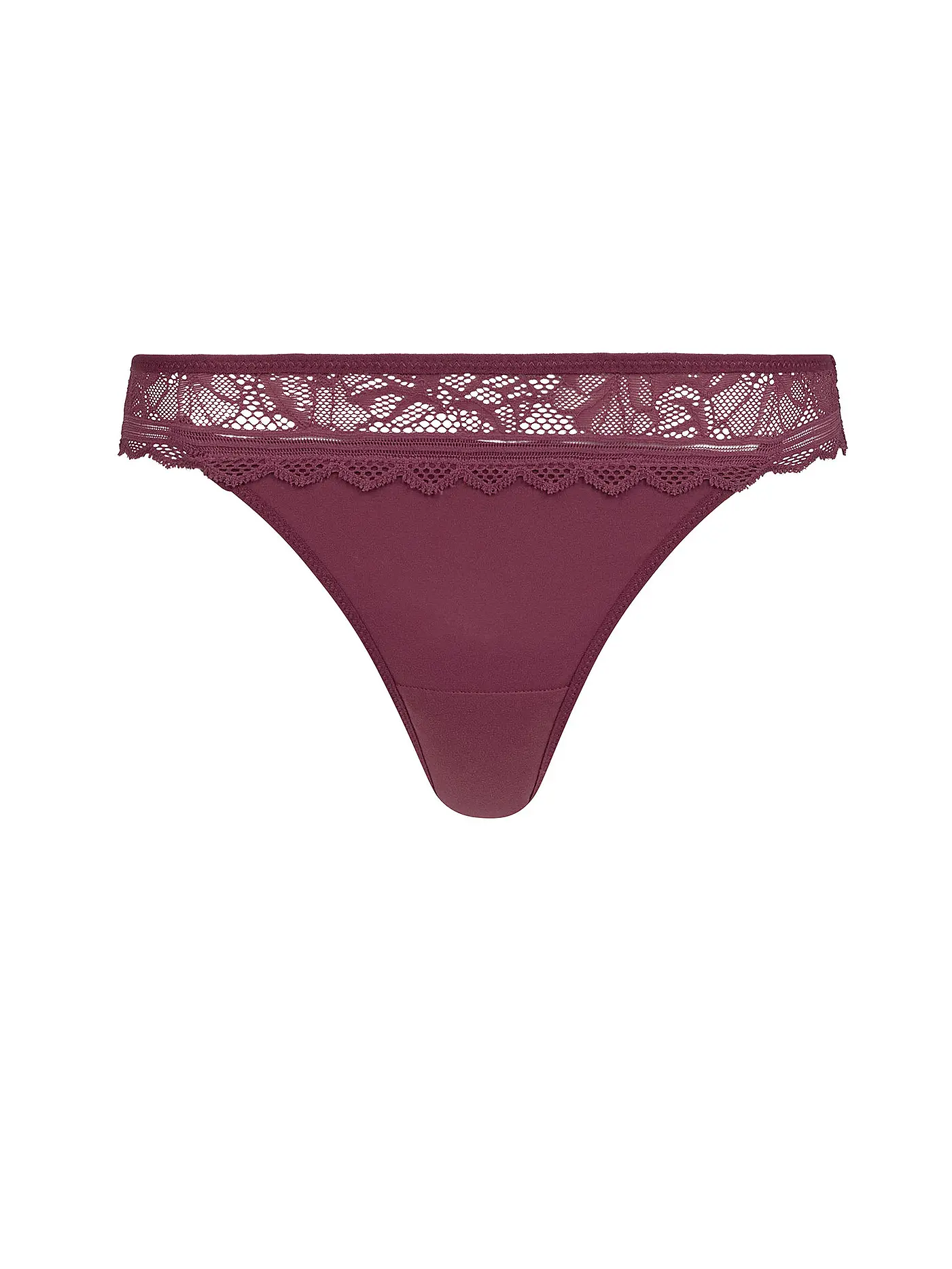 CHANTELLE | String FLORAL TOUCH sienna | dunkelrot