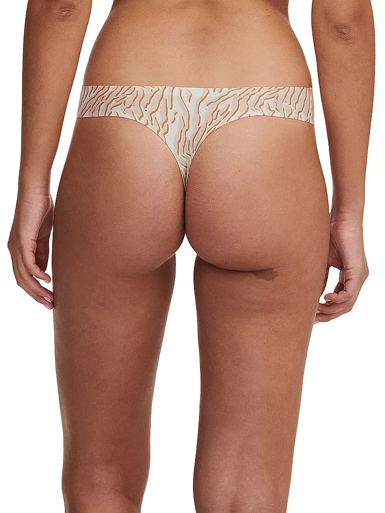 CHANTELLE | String SOFTSTRETCH desert sand print | beige