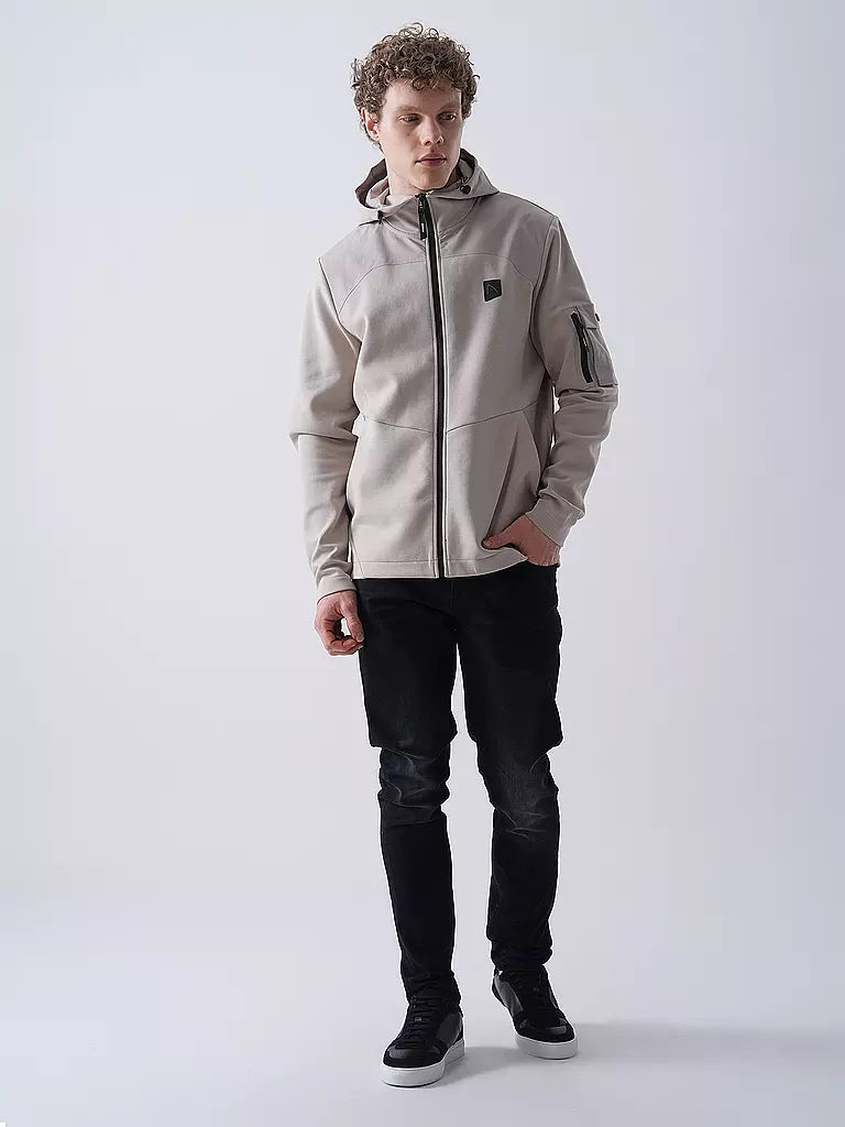 CHASIN | Sweatjacke LION MIX | beige