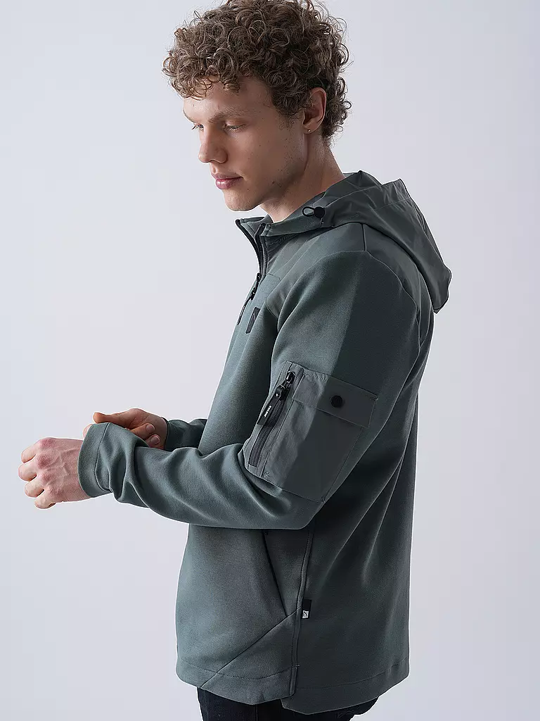 CHASIN | Sweatjacke LION MIX | beige