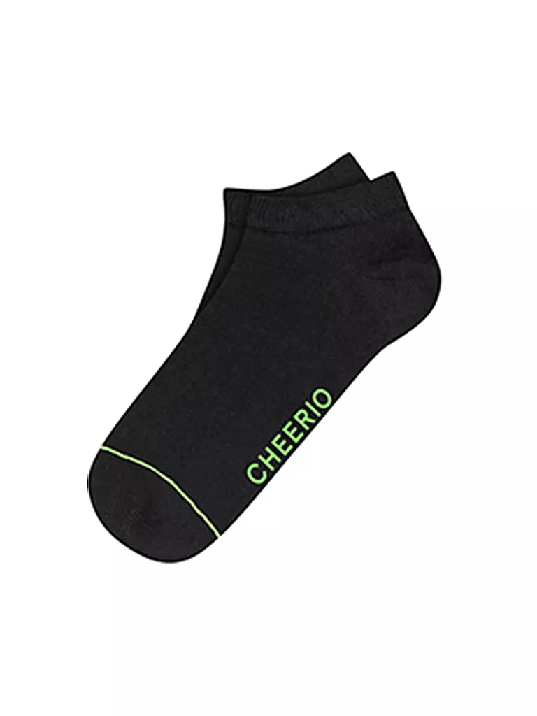CHEERIO | Sneaker Socken Pal  2-er Pkg. 005 black | schwarz