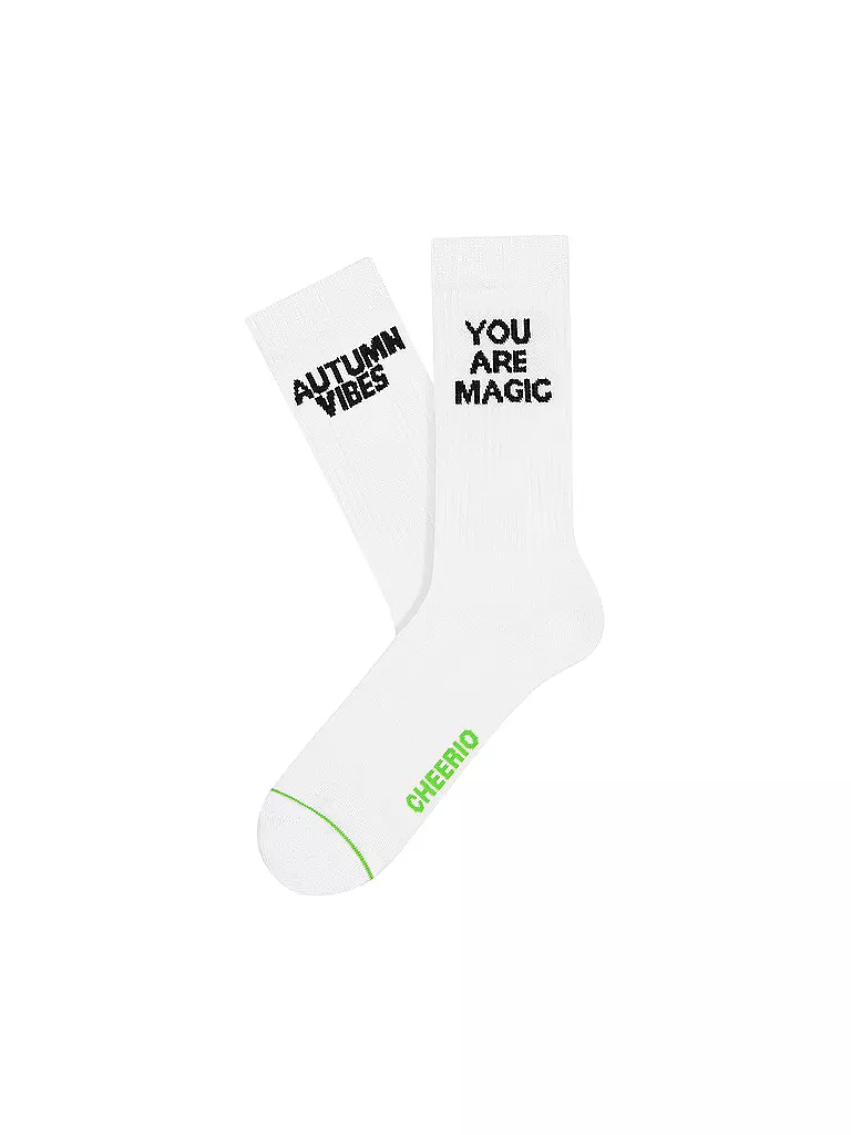 CHEERIO | Socken Halloween Magic Autumn 2er Pkg. 001 white | weiß