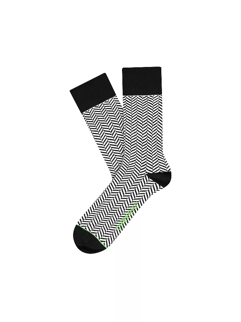 CHEERIO | Socken Herringbone Homie 2-er Pkg. 005 black | schwarz