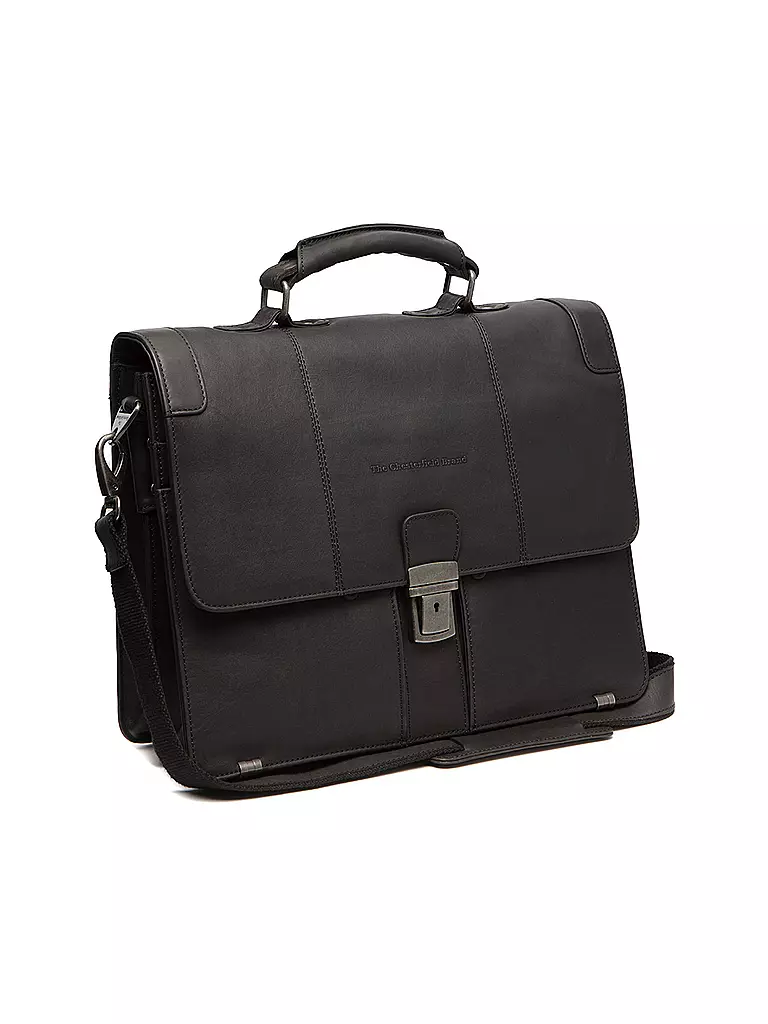 CHESTERFIELD | Ledertasche - Aktentasche STUTTGART 14" | schwarz