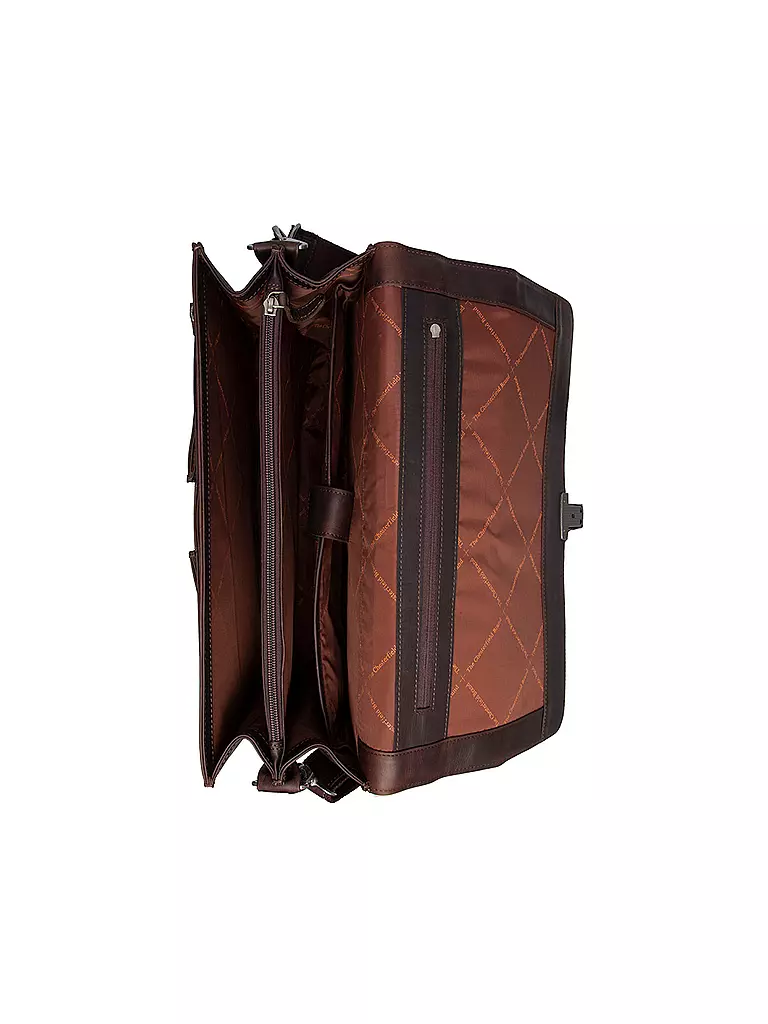 CHESTERFIELD | Ledertasche - Aktentasche STUTTGART 14" | braun