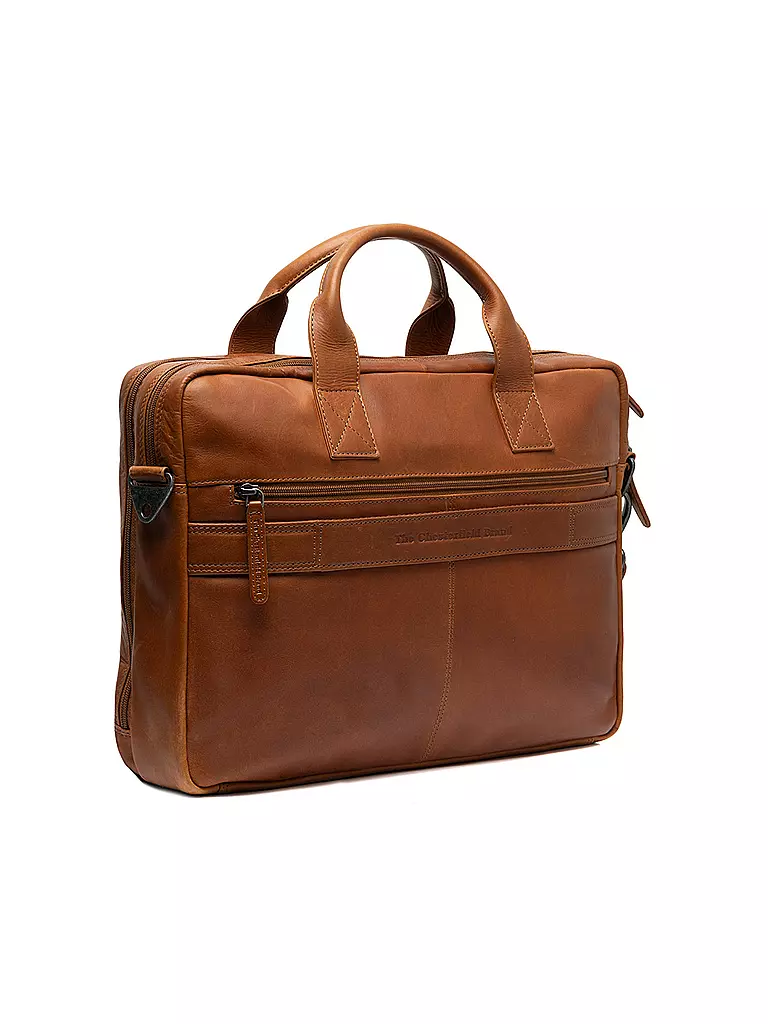 CHESTERFIELD | Ledertasche - Laptoptasche FRAZER | camel