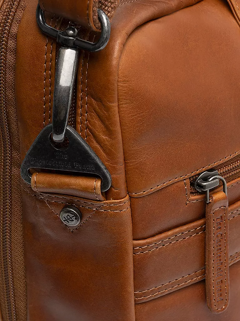 CHESTERFIELD | Ledertasche - Laptoptasche FRAZER | camel
