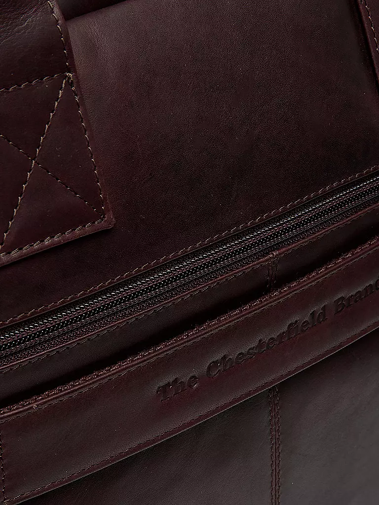 CHESTERFIELD | Ledertasche - Laptoptasche FRAZER | braun