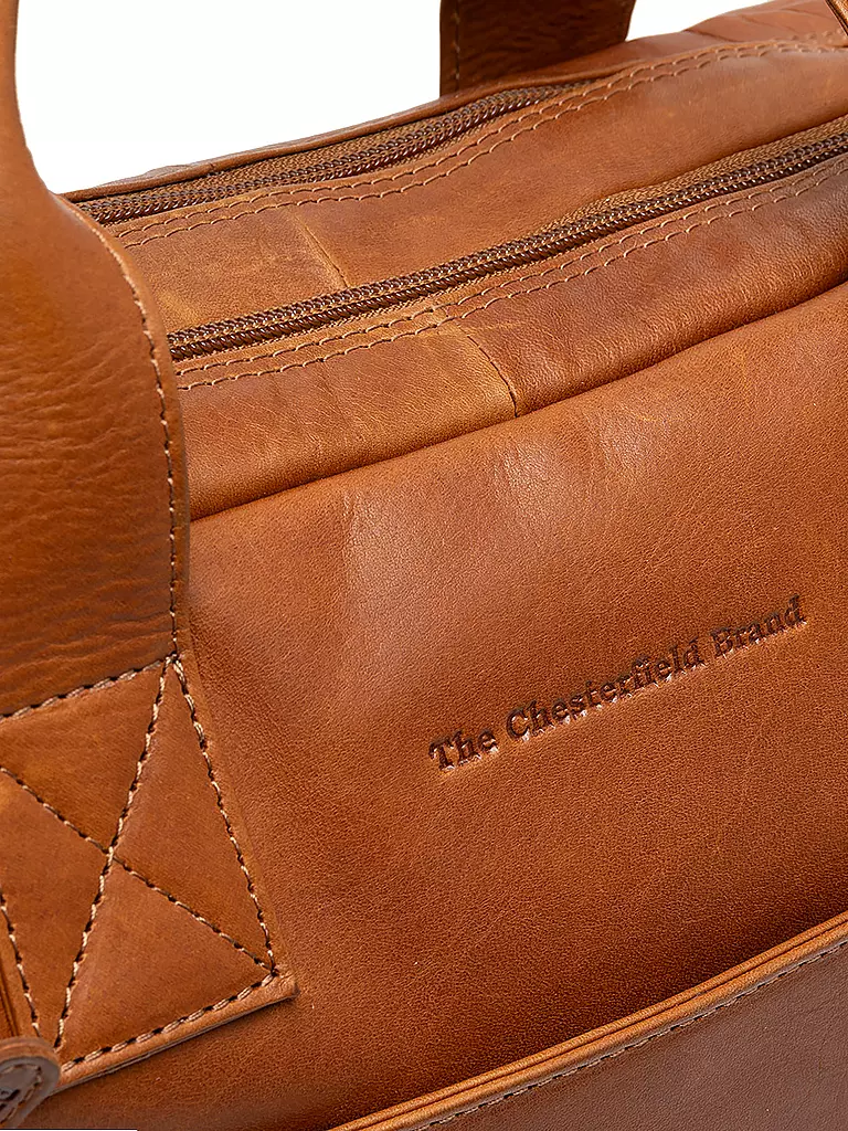 CHESTERFIELD | Ledertasche - Laptoptasche FRAZER | camel