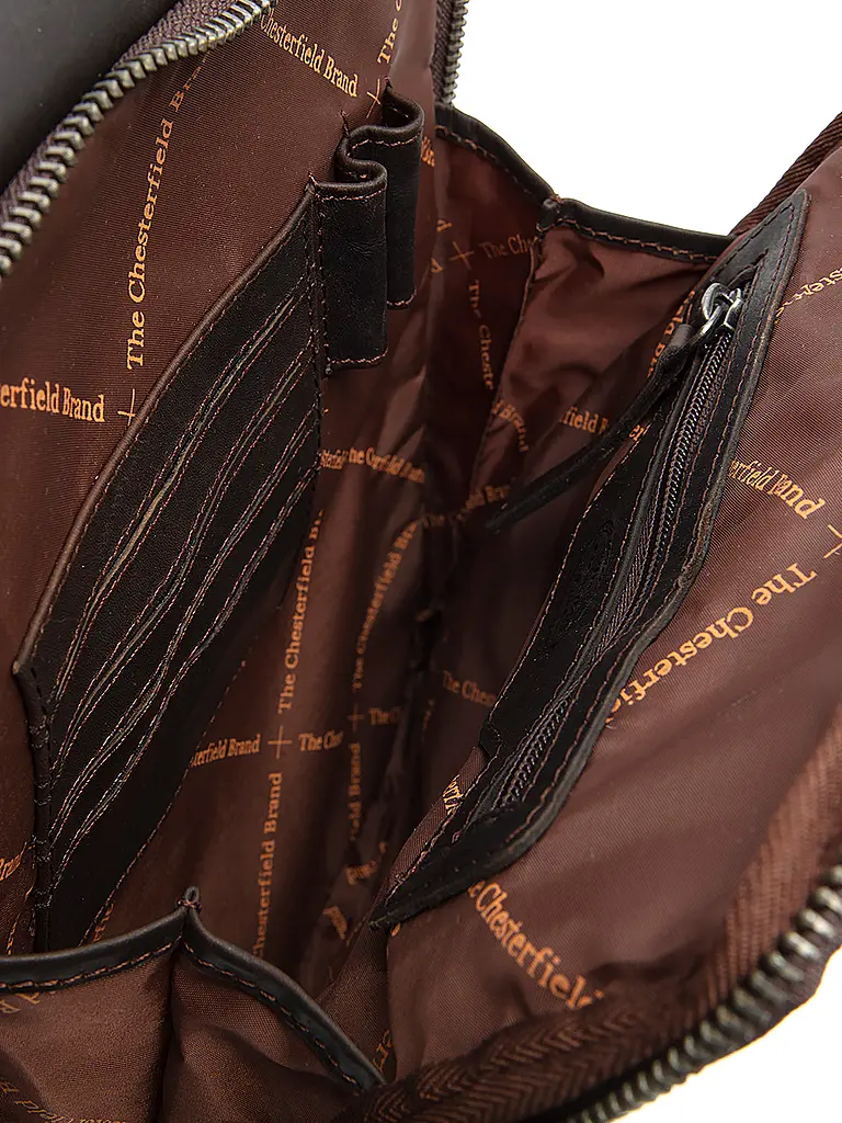 CHESTERFIELD | Ledertasche - Umhängetasche ALVA  | Braun