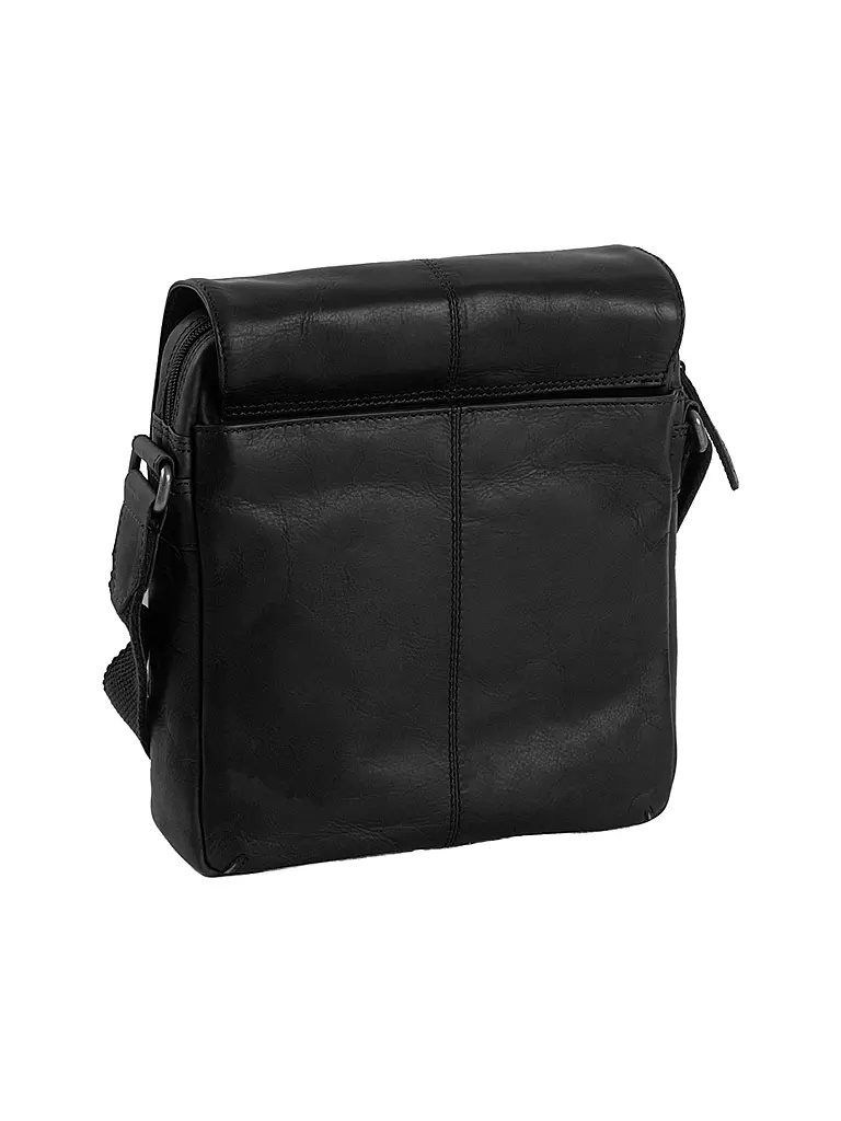 CHESTERFIELD | Ledertasche - Umhängetasche REMY | schwarz