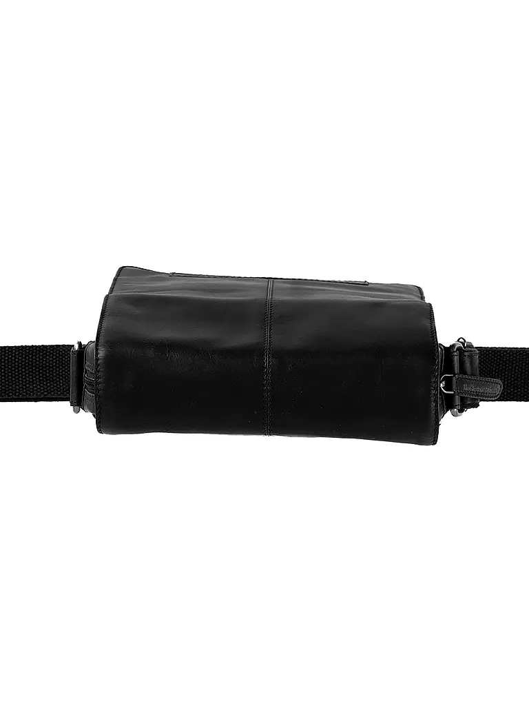 CHESTERFIELD | Ledertasche - Umhängetasche REMY | schwarz