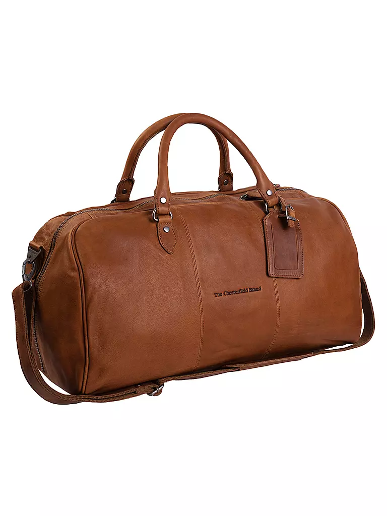 CHESTERFIELD | Ledertasche - Weekender WILLIAM | camel