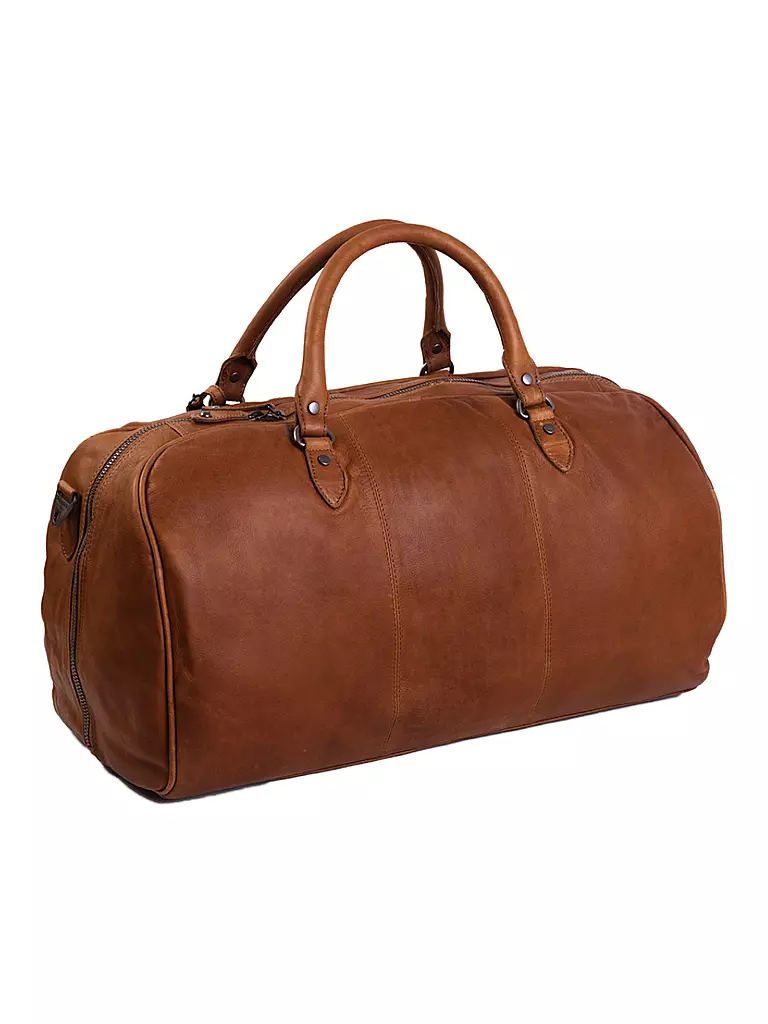 CHESTERFIELD | Ledertasche - Weekender WILLIAM | camel
