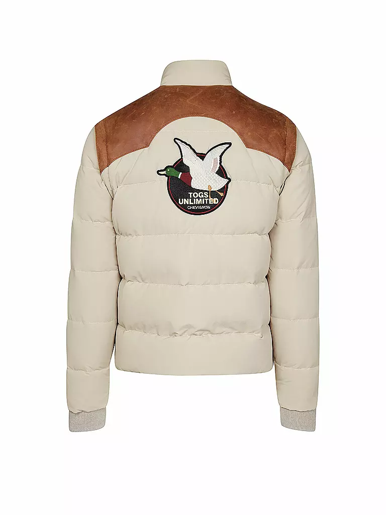 CHEVIGNON | Daunenjacke/Daunengilet  2 in 1  | beige