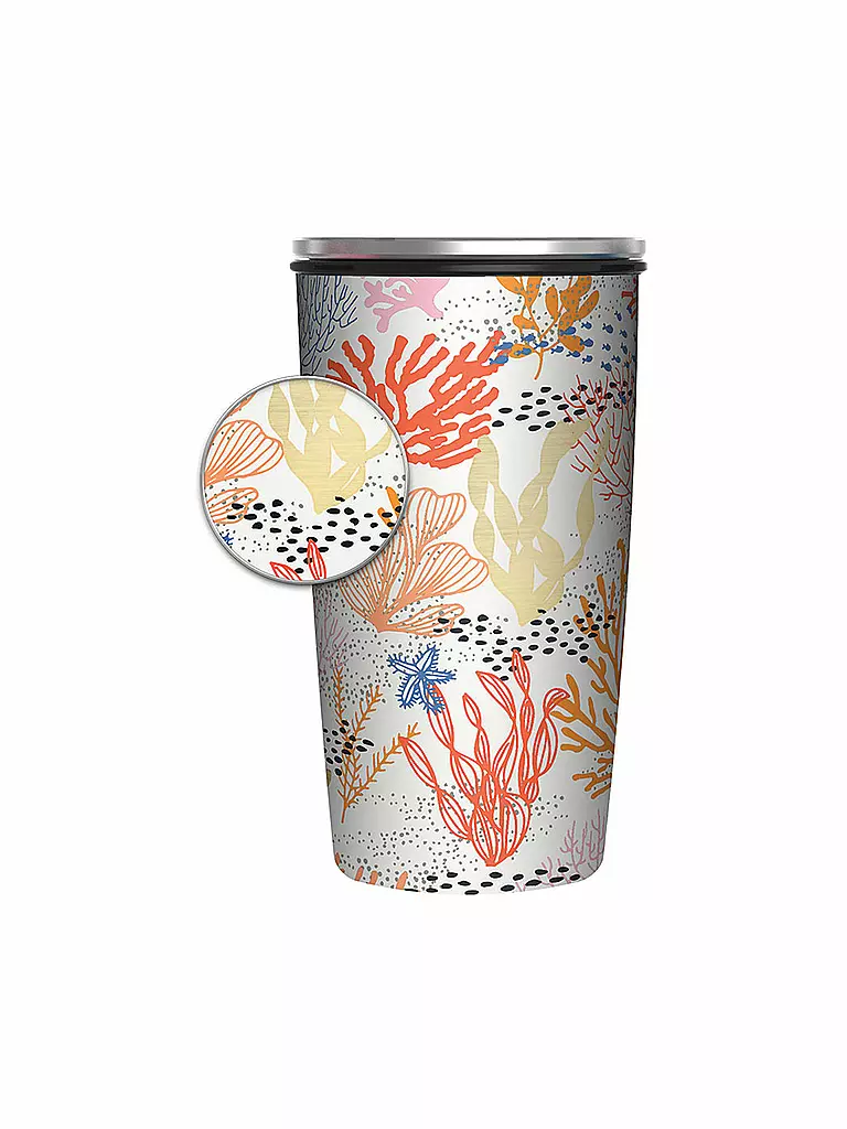 CHIC.MIC | Bamboo Slide Cup "Under the sea" 420ml | bunt