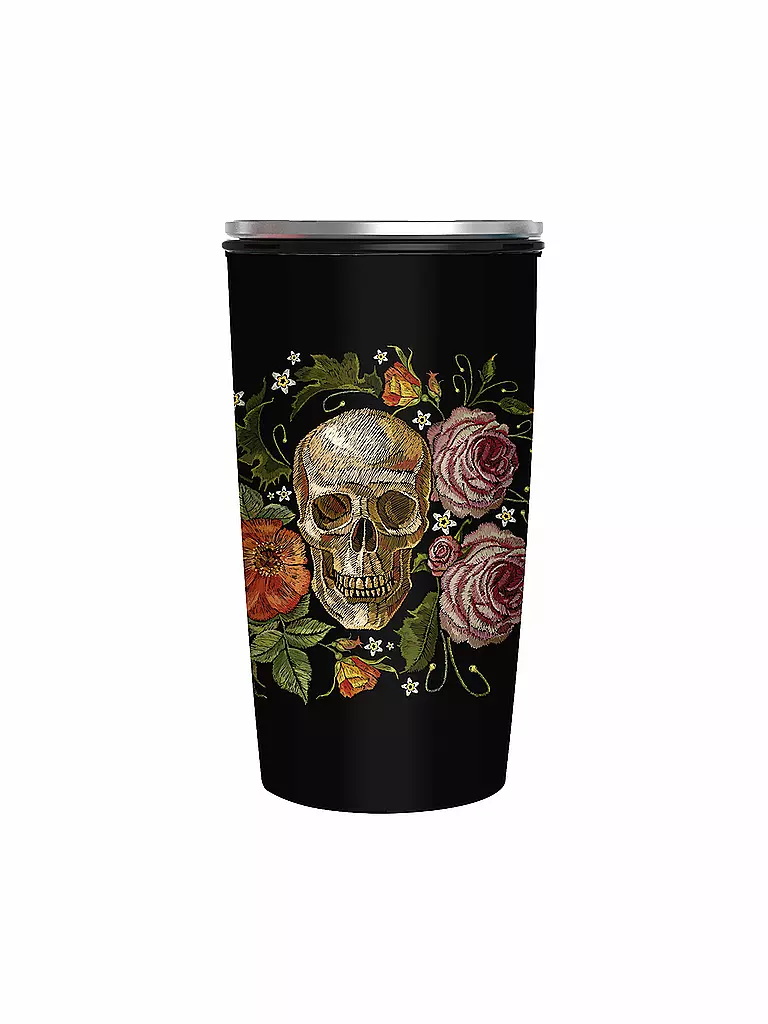 CHIC.MIC | Bamboo-Slide-Cup 400ml (Skull) | bunt