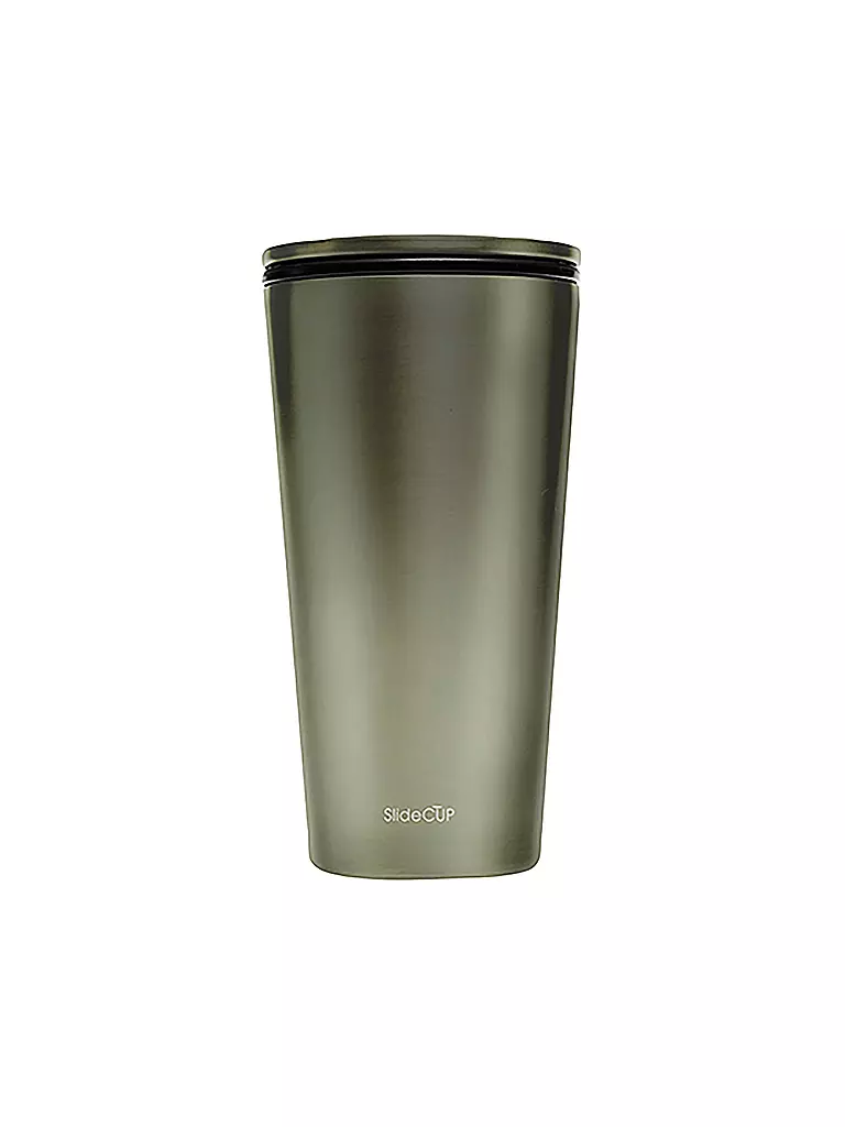 CHIC.MIC | Becher Stainless Steel SlideCup 420ml Khaki | olive