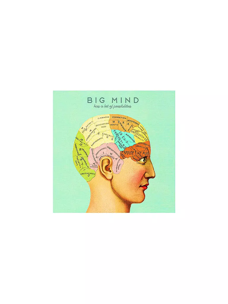 CHIC.MIC | Canvas-Bild "Big Mind" | blau