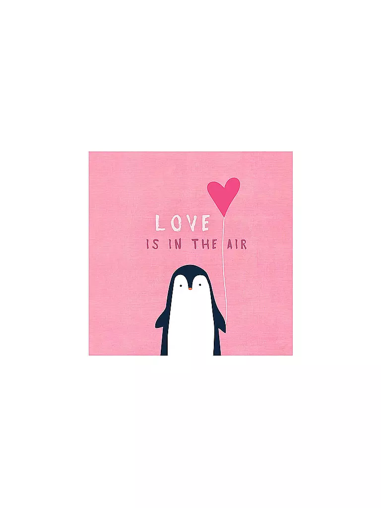 CHIC.MIC | Canvas-Bild "Pinguin" | rosa