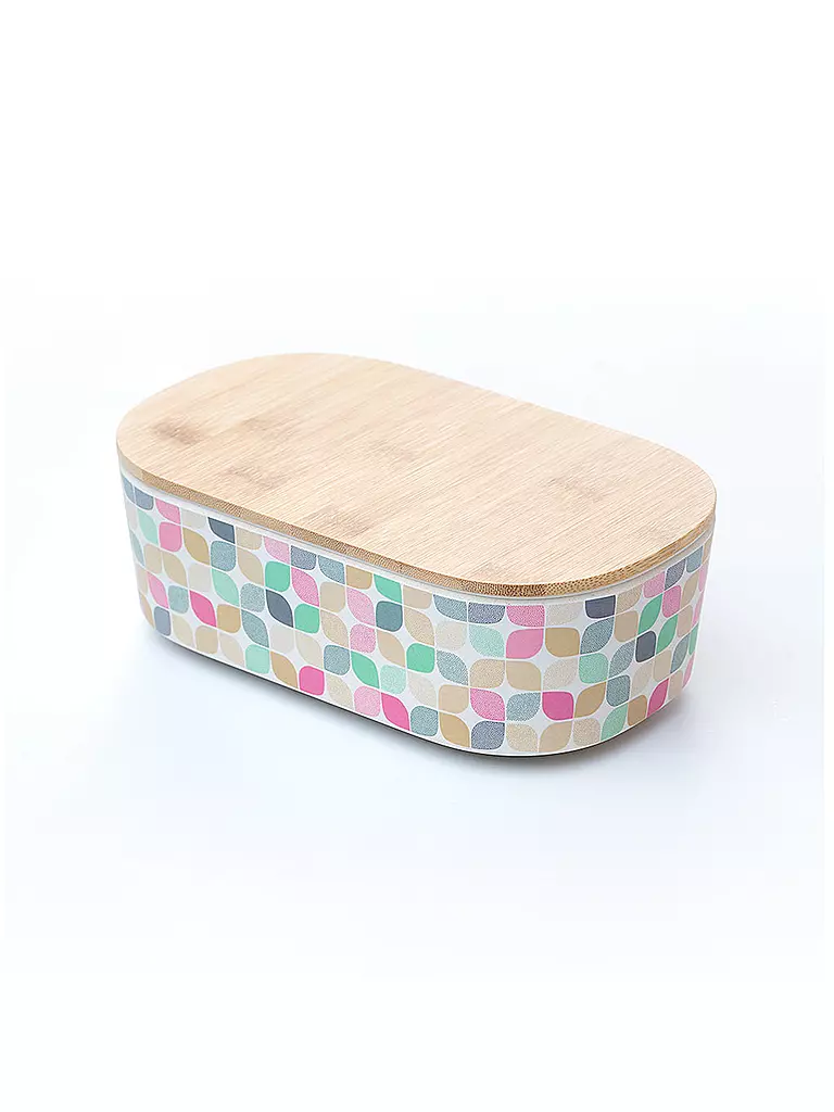 CHIC.MIC | Frischhaltedose - Lunchbox Deluxe "Bright Modern Pattern" | bunt