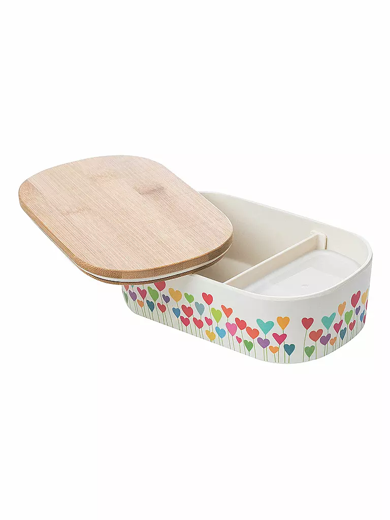 CHIC.MIC | Frischhaltedose - Lunchbox Deluxe "Heart Garden" | bunt