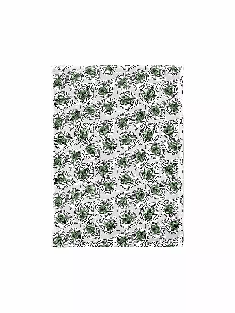 CHIC.MIC | Geschirrtuch Organic Kitchen Towel 50x70cm Line Art Leaves | bunt