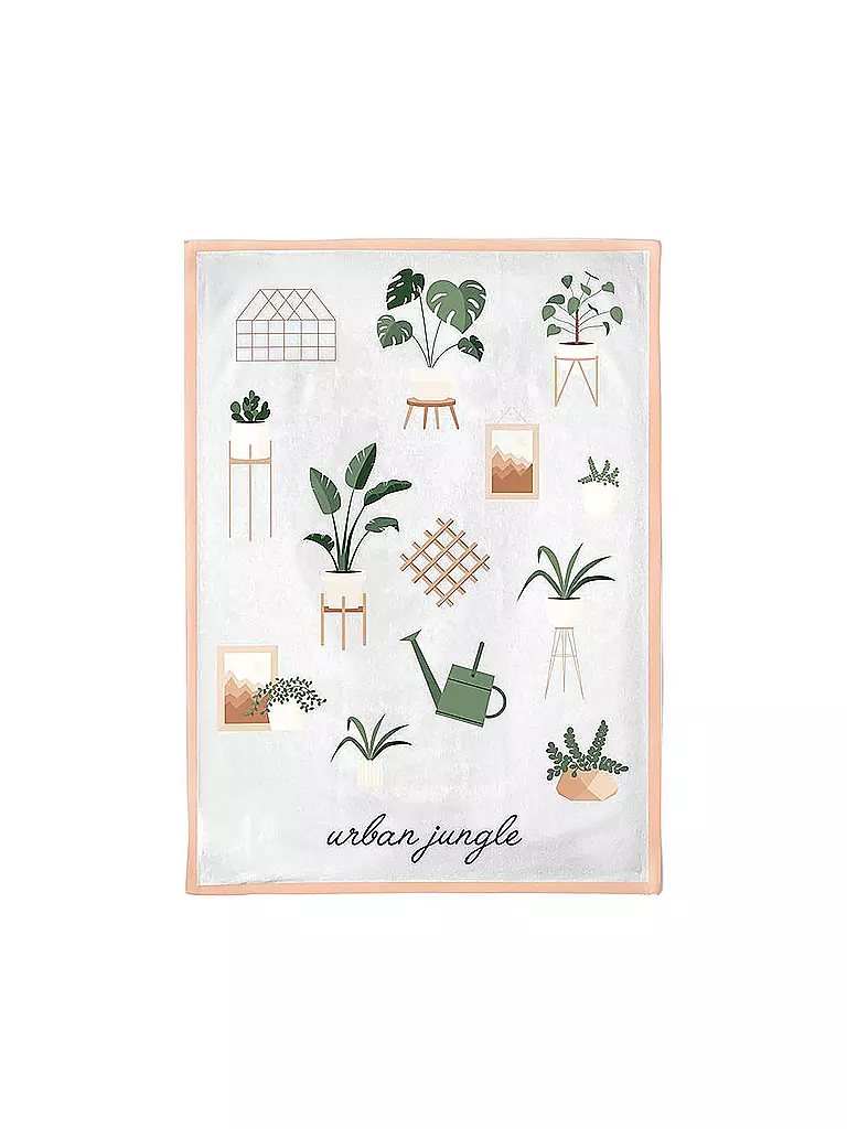 CHIC.MIC | Geschirrtuch Organic Kitchen Towel 50x70cm Urban Jungle | bunt