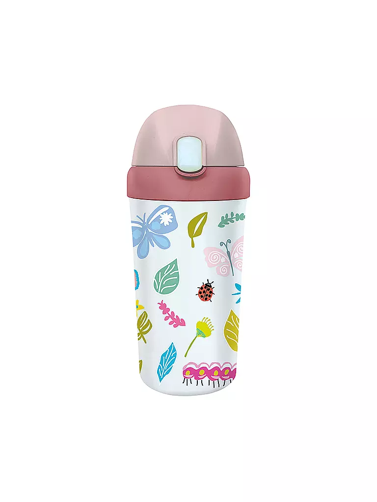 CHIC.MIC | Kinder Trinkbecher Cup bioloco plant 400ml Butterfly | bunt