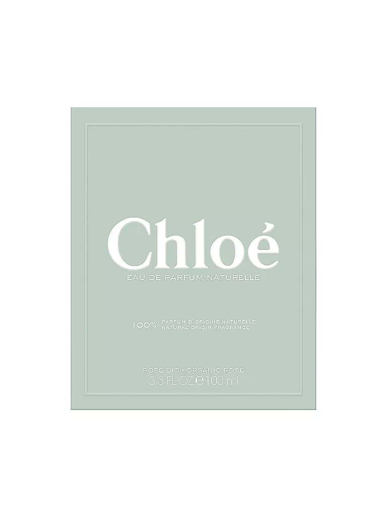 CHLOE | Chloé  Eau de Parfum Naturelle 100ml | keine Farbe